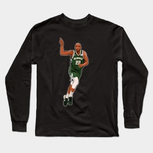 Khris Middleton #22 Get Three Points Long Sleeve T-Shirt